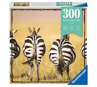 Ravensburger - Puzzle Adulte débutant - Puzzle Moment - 300 pièces - Zèbres - Activité détente - Cadeau Adulte - Puzzle de qualité supérieure 39cm x 27cm - 13312