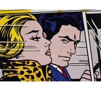 Ravensburger - Puzzle Adulte - Puzzle 1000 p - Art Collection - in The Car/Roy Lichtenstein - 12000192