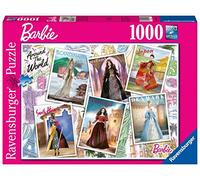 Ravensburger - Puzzle Adulte - Puzzle 1000 p - Barbie autour du monde - 16502