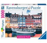 Ravensburger - Puzzle Adulte - Puzzle 1000 p - Copenhague, Danemark (Puzzle Highlights) - 16739