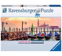 Ravensburger - Puzzle Adulte - Puzzle 1000 p - Gondoles à Venise (Panorama) - 15082
