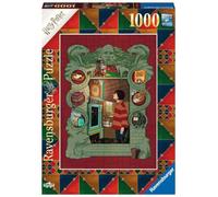 Ravensburger - Puzzle Adulte - Puzzle 1000 p - Harry Potter chez la Famille Weasley - 16516