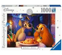 Ravensburger - Puzzle Adulte - Puzzle 1000 p - La Belle et Le Clochard (Collection Disney) - 13972