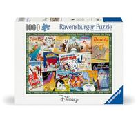 Ravensburger - Puzzle Adulte - Puzzle 1000 pièces - Affiche Vintage des Films Disney - Adultes et Enfants dès 14 Ans - Puzzle de qualité supérieure - 12000689