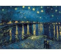 Ravensburger - Puzzle Adulte - Puzzle 1000 pièces - Art Collection - La Nuit étoilée sur Le Rhône - Vincent Van Gogh - Adultes et Enfants à partir de 14 Ans - Puzzle de qualité supérieure - 12000064