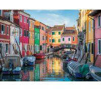 Ravensburger - Puzzle Adulte - Puzzle 1000 pièces - Burano, Italie - Adultes et Enfants à partir de 14 Ans - Puzzle de qualité supérieure - Villes & Monuments - 12000623