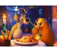 Ravensburger - Puzzle Adulte - Puzzle 1000 pièces - La Belle et Le Clochard (Collection Disney) - Adultes et Enfants à partir de 14 Ans - Puzzle de qualité supérieure - Disney Classique - 12000003