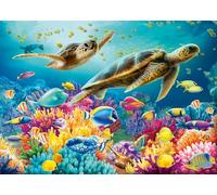 Ravensburger - Puzzle Adulte - Puzzle 1000 pièces - Le Monde sous-Marin Bleu - Adultes et Enfants à partir de 14 Ans - Puzzle de qualité supérieure - Océan - 12000577