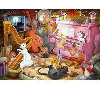 Ravensburger - Puzzle Adulte - Puzzle 1000 pièces - Les Aristochats (Collection Disney) - Adultes et Enfants à partir de 14 Ans - Puzzle de qualité supérieure - Disney Classique - 12000753