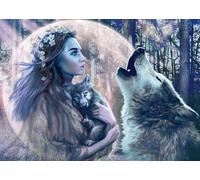 Ravensburger - Puzzle Adulte - Puzzle 1000 pièces - Magie du Clair de Lune - Adultes et Enfants à partir de 14 Ans - Puzzle de qualité supérieure - Fantastique et Mystique - 12000621