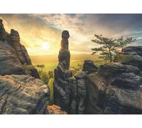 Ravensburger - Puzzle Adulte - Puzzle 1000 pièces - Monolithe, Montagnes de grès de l'Elbe - Adultes et Enfants à partir de 14 Ans - Puzzle de qualité supérieure - Paysage & Nature - 12000585