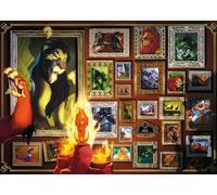 Ravensburger - Puzzle Adulte - Puzzle 1000 pièces - Scar (Collection Disney Villainous) - Adultes et Enfants à partir de 14 Ans - Puzzle de qualité supérieure - Disney Méchants - 12000101