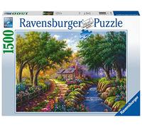 Ravensburger - Puzzle Adulte - Puzzle 1500 p - Cottage au Bord de la rivière- 17109