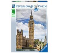Puzzle 1500 pièces Ravensburger - Drôle de chat sur Big Ben - Animaux - Mixte