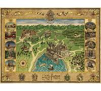 Ravensburger – Puzzle Adulte La Carte de Poudlard (Harry Potter) – 1500 pièces – 16599