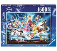 Ravensburger - Puzzle Adulte - Puzzle 1500 p - Le Livre Magique des Contes Disney - 16318
