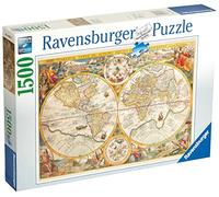 Ravensburger - Puzzle Adulte - Puzzle 1500 p - Mappemonde 1594-16381