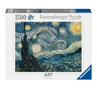 Ravensburger - Puzzle Adulte - Puzzle 1500 pièces - Art Collection - La Nuit étoilée - Vincent Van Gogh - Adultes et Enfants à partir de 14 Ans - Puzzle de qualité supérieure - 12000079