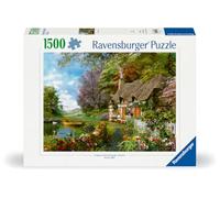 Ravensburger Puzzle Cottage de campagne - 1500 pièces | Fabriqué de manière experte en Allemagne | Coupe unique et emboîtable | Imagerie vibrante et sans éblouissement | Parfait pour les adultes et