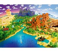 Ravensburger - Puzzle Adulte - Puzzle 1500 pièces - Le Monde de Minecraft - Adultes et Enfants à partir de 14 Ans - Puzzle de qualité supérieure 80x60cm - Jeux vidéo Minecraft - 12000433