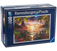 Ravensburger - Puzzle Adulte - Puzzle 18000 pièces - Paradis au Soleil couchant - Adultes et Enfants à partir de 14 Ans - Puzzle de qualité supérieure - Artistique - 17824