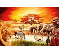 Ravensburger - Puzzle Adulte - Puzzle 3000 pièces - La fierté du Massaï - Adultes et Enfants à partir de 14 Ans - Puzzle de qualité supérieure fabriqué en Europe - Animaux Sauvages - 17056