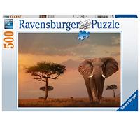Ravensburger - Puzzle Adulte - Puzzle 500 p - Éléphant d'Afrique - Adultes et Enfants dès 12 Ans - Puzzle de qualité supérieure - 80509 - Animaux