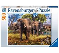 Puzzle Puzzle 500 P - Famille D'éléphants