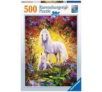 Ravensburger - Puzzle Adulte - Puzzle 500 p - La Licorne et Son Poulain - 14825