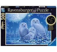 Ravensburger - Puzzle Adulte - Puzzle 500 p Star Line - Chouettes au Clair de Lune - 16595