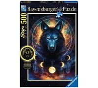 Ravensburger - Puzzle Adulte - Puzzle 500 p Star Line - Loup Lumineux - 13970