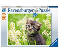 Ravensburger - Puzzle Adulte - Puzzle 500 pièces - Chaton dans la Prairie - Adultes et Enfants dès 12 Ans - Puzzle de qualité supérieure - 17378