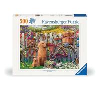 Ravensburger - Puzzle Adulte - Puzzle 500 pièces - Chiens Mignons dans Le Jardin - Adultes et Enfants à partir de 12 Ans - Puzzle de qualité supérieure - Chien - Animaux - 12000209