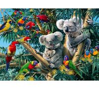 Ravensburger - Puzzle Adulte - Puzzle 500 pièces - Koalas dans l'arbre - Adultes et Enfants à partir de 12 Ans - Puzzle de qualité supérieure - Animaux - 12000206
