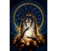 Ravensburger - Puzzle Adulte - Puzzle 500 pièces Phosphorescent - Glow in The Dark - Lion rayonnant - Adultes et Enfants à partir de 10 Ans - Puzzle de qualité supérieure - 16992