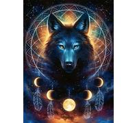 Ravensburger - Puzzle Adulte - Puzzle 500 pièces Phosphorescent - Glow in The Dark - Loup Lumineux - Adultes et Enfants à partir de 10 Ans - Puzzle de qualité supérieure - 13970