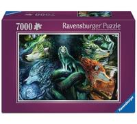 Ravensburger Puzzle adulte 7000 pièces – Le Loup au Cœur des éléments – Adultes dès 14 ans