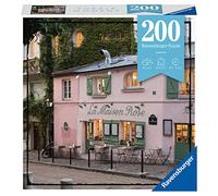 Ravensburger – Puzzle adulte – Puzzle Moment « La Maison Rose » – 200 pièces – 13271