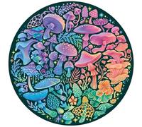 Ravensburger - Puzzle Adulte - Puzzle Rond 500 pièces - Champignons (Circle of Colors) - Adultes, Enfants dès 12 Ans - Puzzle de qualité supérieure - 12000822