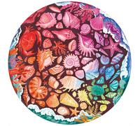 Ravensburger - Puzzle Adulte - Puzzle Rond 500 pièces - Coquillages (Circle of Colors) - Adultes, Enfants dès 12 Ans - Puzzle de qualité supérieure - 12000823
