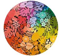 Ravensburger - Puzzle Adulte - Puzzle Rond 500 pièces - Tropical (Circle of Colors) - Adultes, Enfants dès 12 Ans - Puzzle de qualité supérieure - 12000821