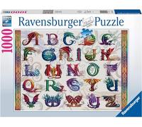 Ravensburger Puzzle Alphabet Dragon - Jeu de Puzzle - 1000 pièces