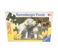 Ravensburger Puzzle Amitié D'Animaux 090686 2 X 20 Pièces 26 X 18 CM Neuf Scellé