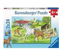 Ravensburger puzzle Au centre équestre 2x24p G
