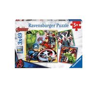 RAVENSBURGER Puzzle Avengers 3x49 pièces