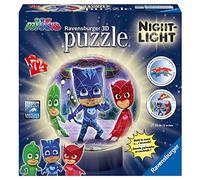 Ravensburger Puzzle Ball 3D Lampe, Pyjamasques (11771), modèles/Couleurs Assorties, 1 unité