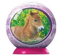 Ravensburger - Puzzle Ball 60 pièces - Bébé animal : Poulain G