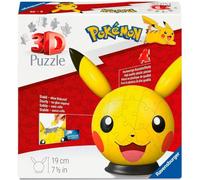 Ravensburger - Puzzle 3D Ball - Pikachu Pokémon - Dès 6 ans - 72 pièces numérotées à assembler sans colle-Diamètre : 13 cm-12008076