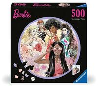 Ravensburger Puzzle Barbie 12001494-Puzzle Rond de 500 pièces pour Adultes et En