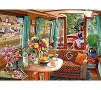 Ravensburger Puzzle Bateau Canal 1000 pièces Adulte